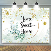 Lofaris Home Sweet Green Plant Housewarming Backdrops